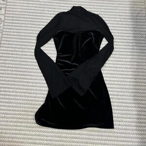 Women’s Bell Long Sleeve Mesh Mini A-Line Dress - Wild Fable